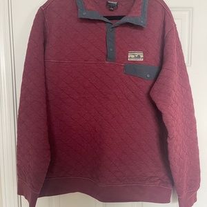 Men's Patagonia Cotton Quilted snap t pullover